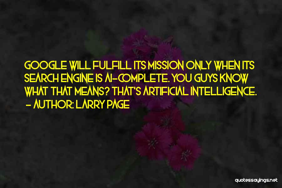 Search Engine Quotes By Larry Page