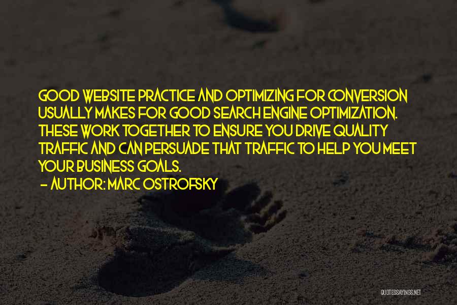 Search Engine Quotes By Marc Ostrofsky