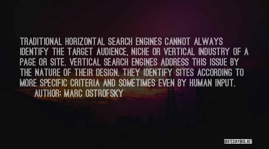 Search Engines Quotes By Marc Ostrofsky