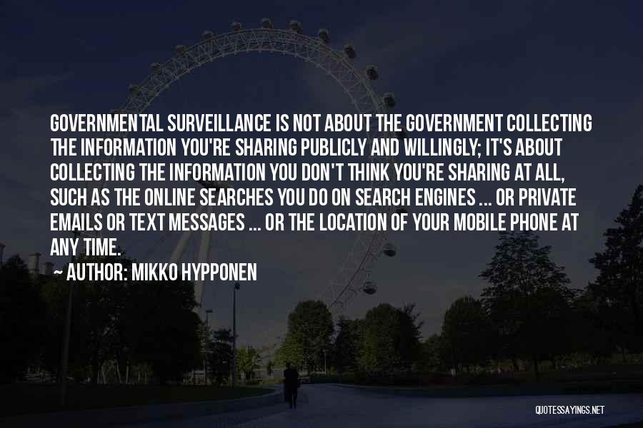 Search Engines Quotes By Mikko Hypponen