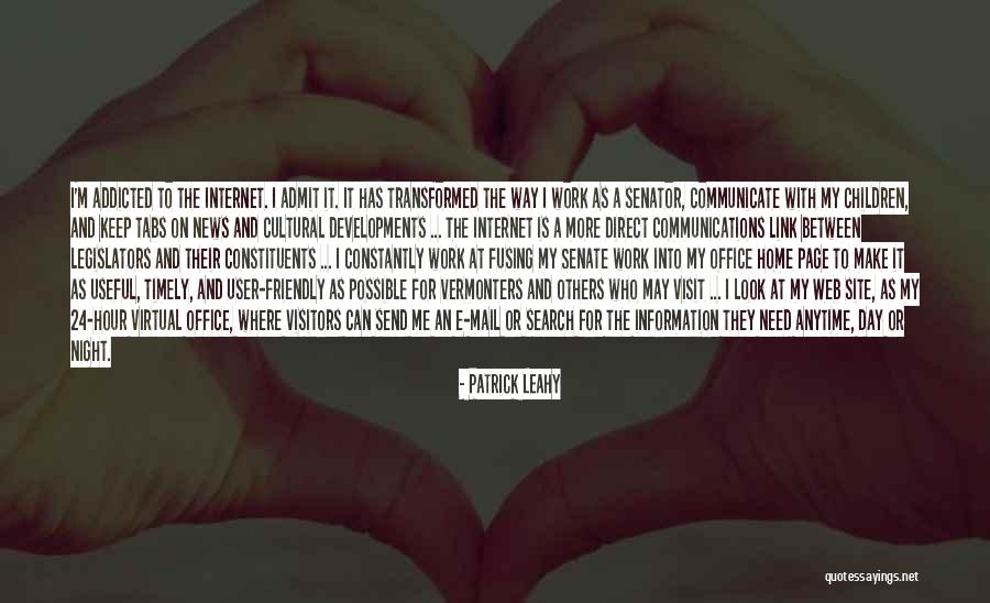Search More News Quotes By Patrick Leahy Search More News Quotes By Patrick Leahy