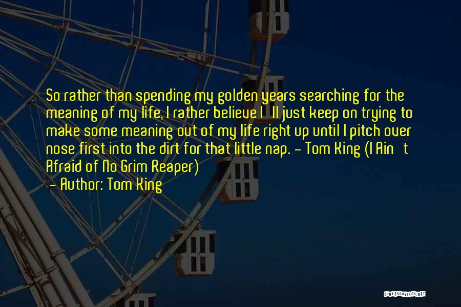 Searching For The Meaning Of Life Quotes By Tom King