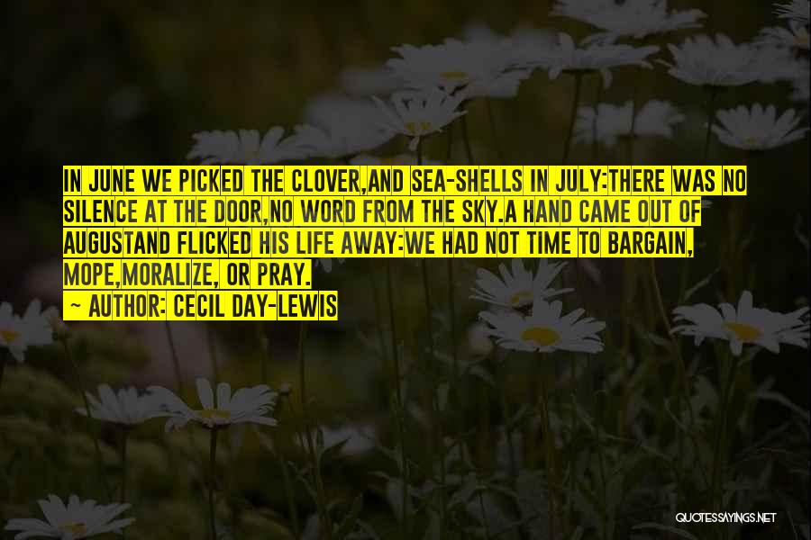 Seashells And Life Quotes By Cecil Day-Lewis