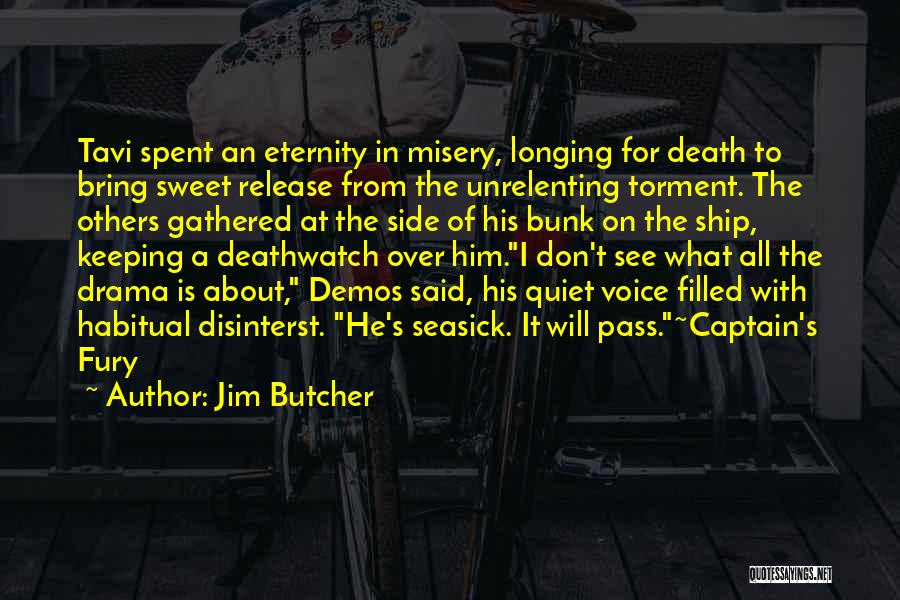Seasick Quotes By Jim Butcher