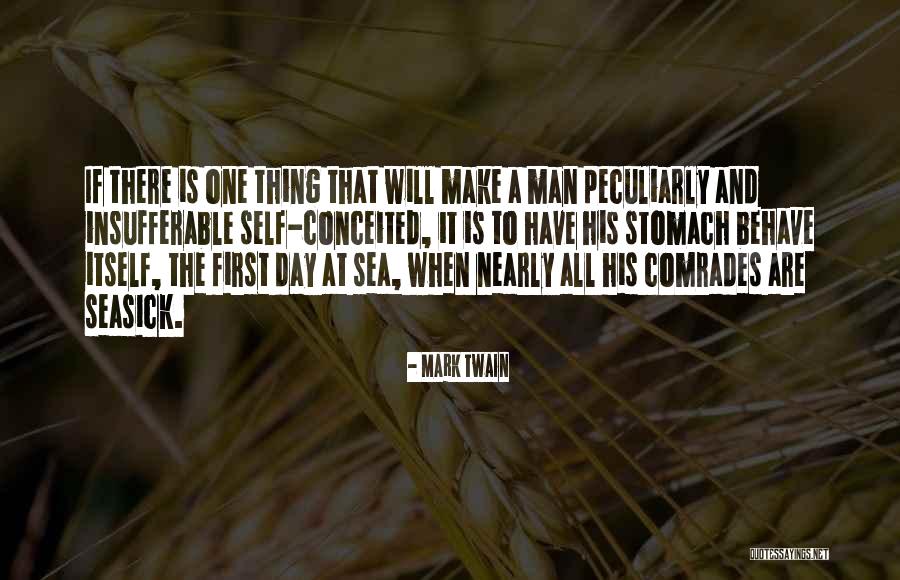 Seasick Quotes By Mark Twain