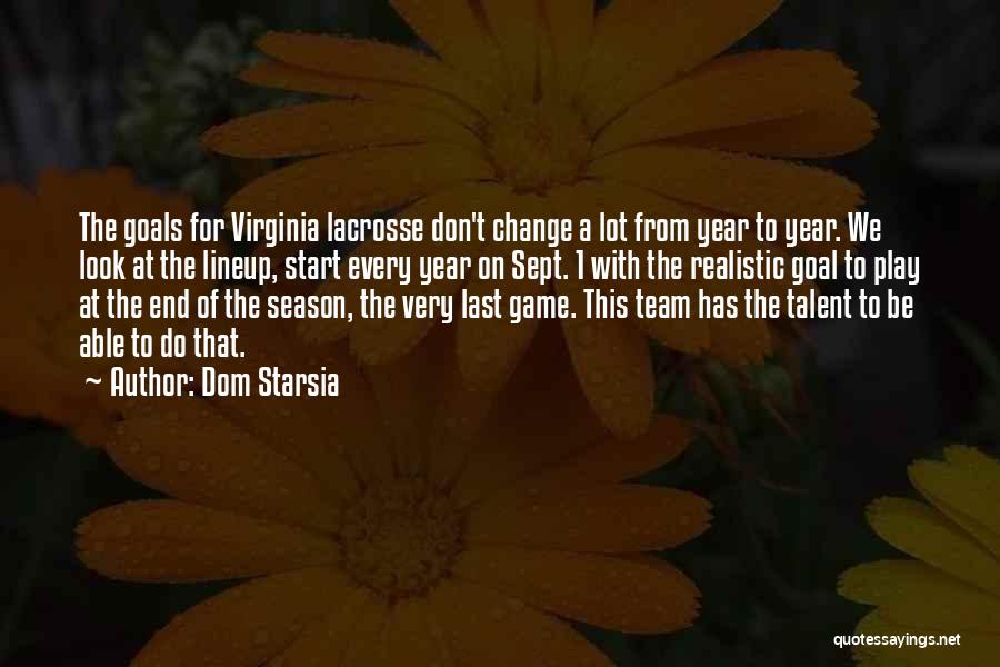 Season For Change Quotes By Dom Starsia