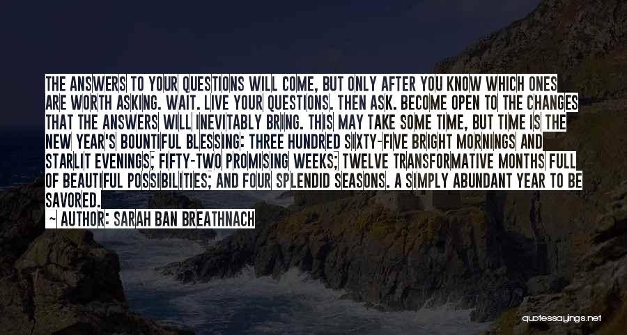 Seasons And Time Quotes By Sarah Ban Breathnach