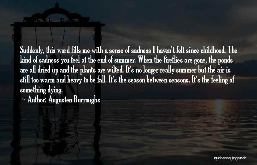 Seasons Fall Quotes By Augusten Burroughs
