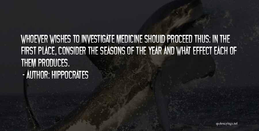 Seasons Of The Year Quotes By Hippocrates