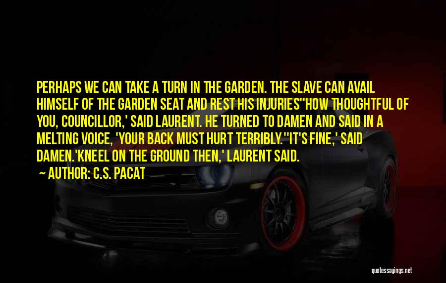 Seat And Back Quotes By C.S. Pacat