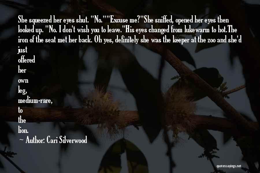 Seat And Back Quotes By Cari Silverwood