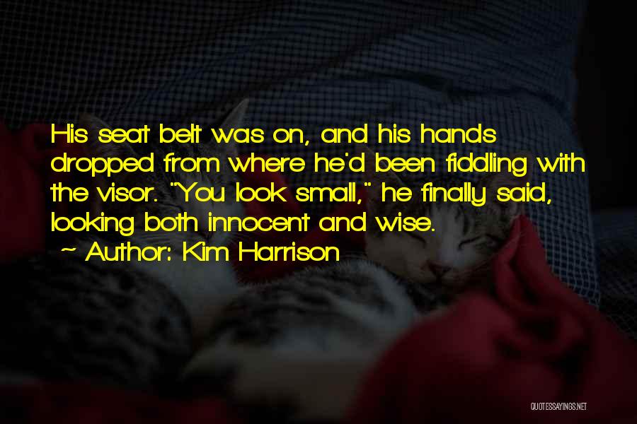 Seat Belt Quotes By Kim Harrison