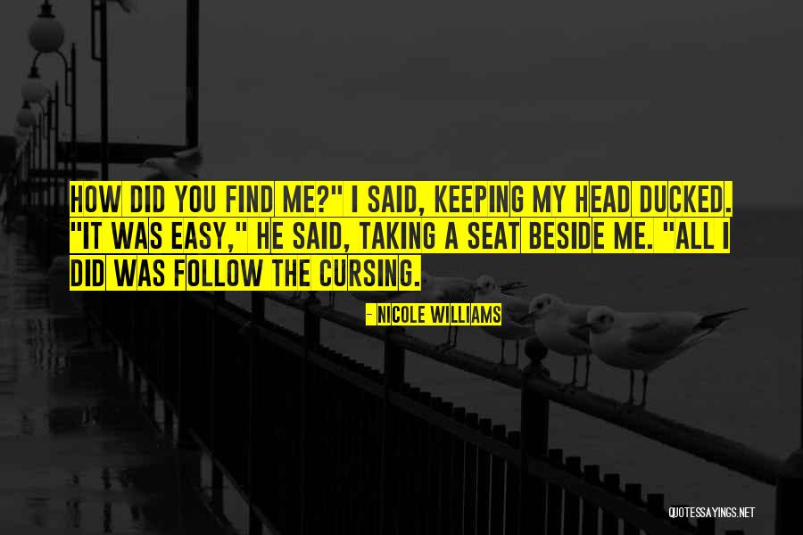 Seat Beside Me Quotes By Nicole Williams Seat Beside Me Quotes By Nicole Williams