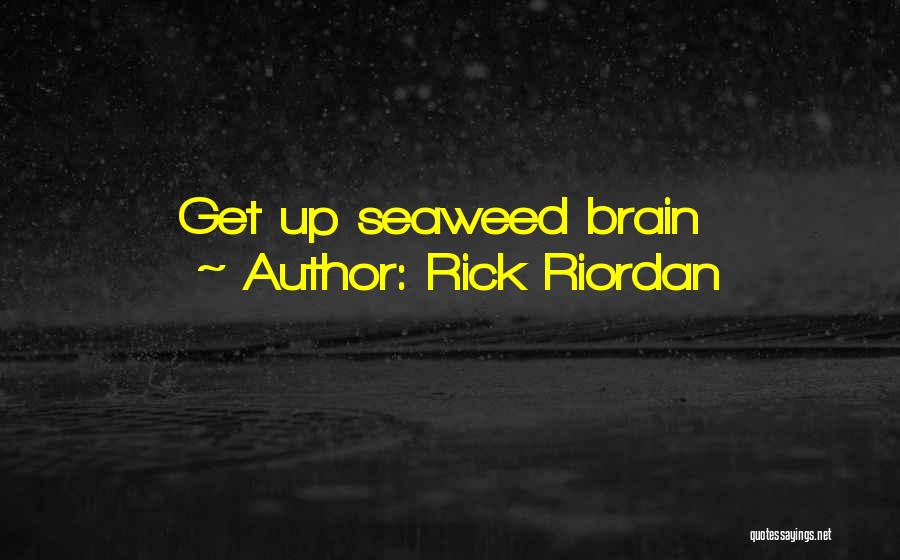 Seaweed Brain Quotes By Rick Riordan