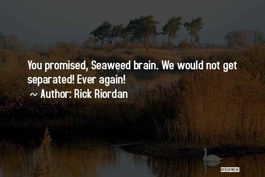 Seaweed Brain Quotes By Rick Riordan