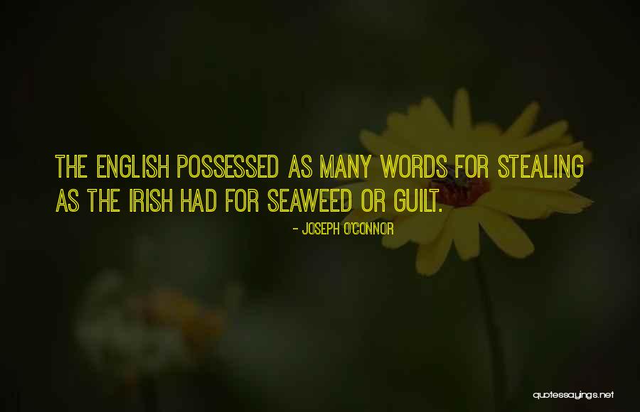 Seaweed Quotes By Joseph O'Connor Seaweed Quotes By Joseph O'Connor