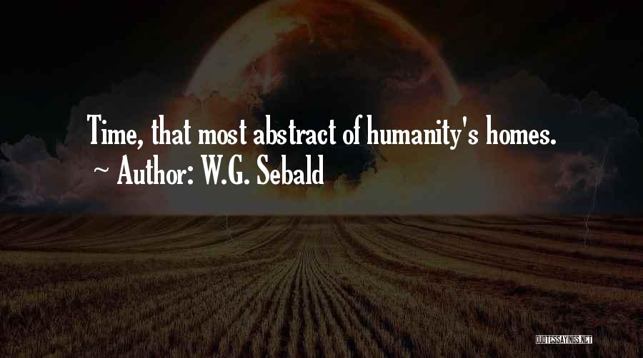Sebald Quotes By W.G. Sebald