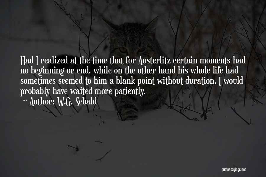 Sebald Quotes By W.G. Sebald