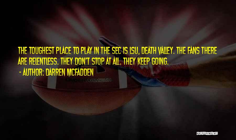 Sec Quotes By Darren McFadden