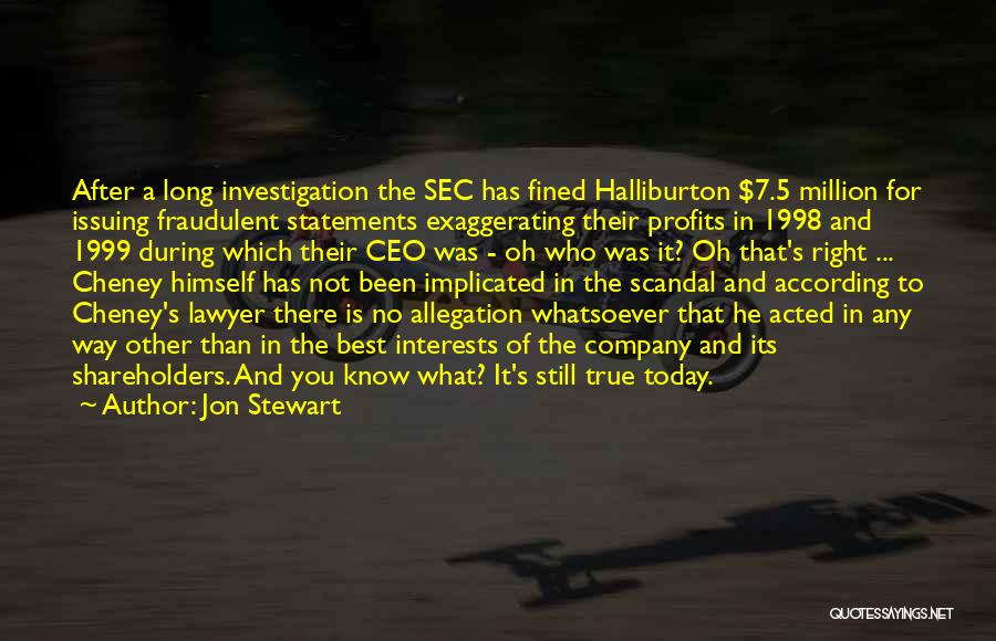 Sec Quotes By Jon Stewart