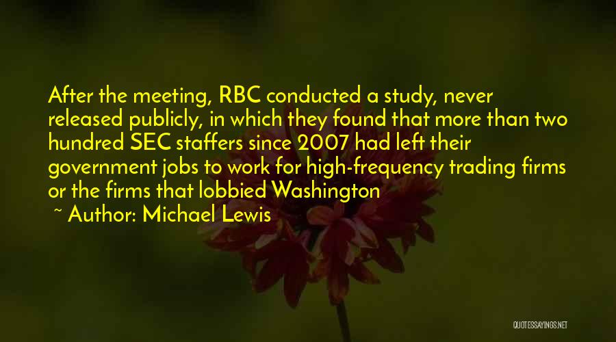 Sec Quotes By Michael Lewis