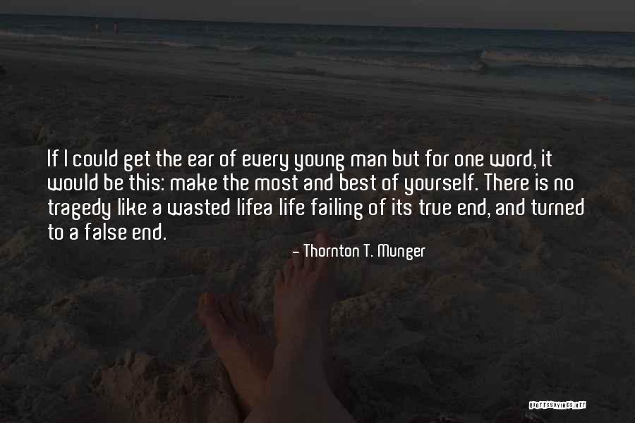 Secernere Significato Quotes By Thornton T. Munger Secernere Significato Quotes By Thornton T. Munger