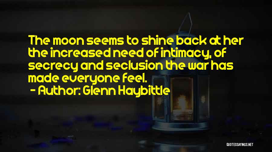 Seclusion Quotes By Glenn Haybittle