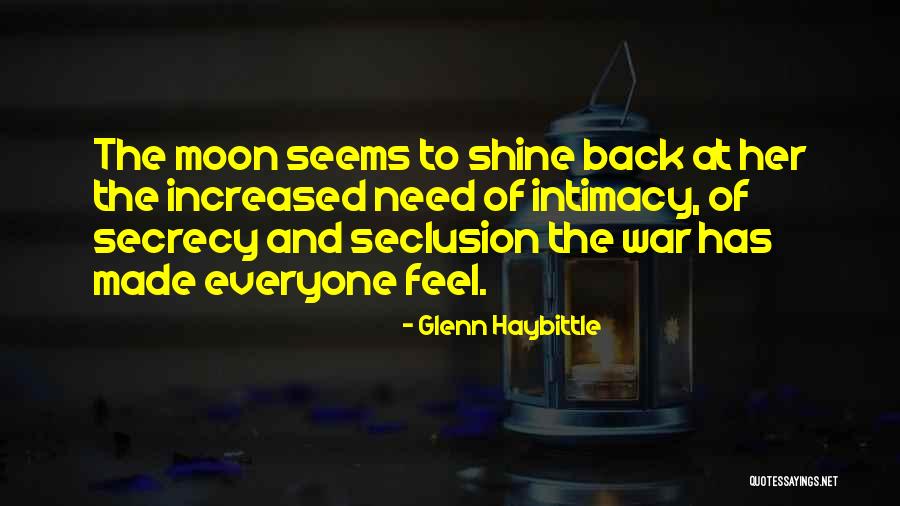 Seclusion Quotes By Glenn Haybittle