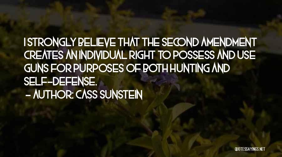 Second Amendment Quotes By Cass Sunstein