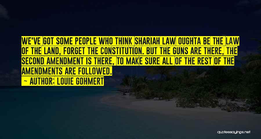 Second Amendment Quotes By Louie Gohmert