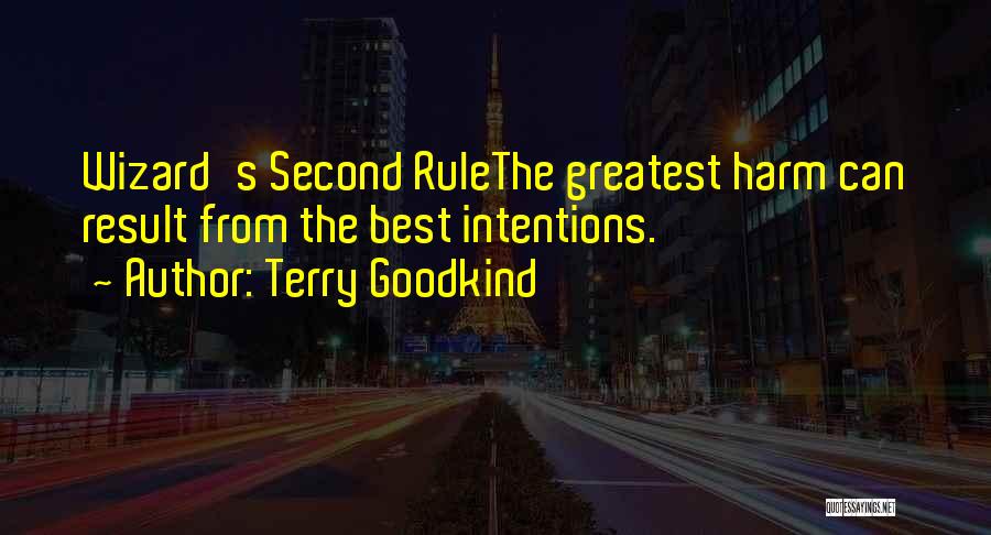 Second Best Quotes By Terry Goodkind
