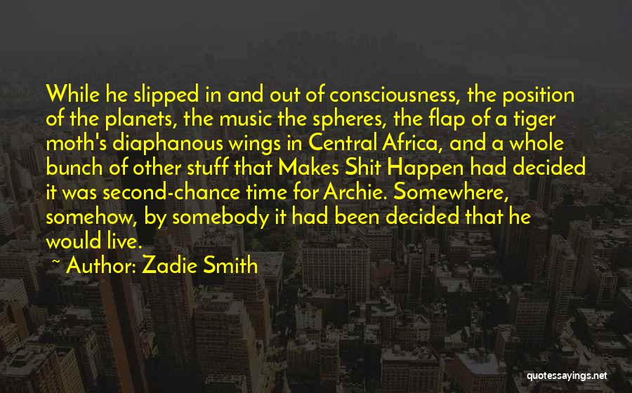 Second Chance To Live Quotes By Zadie Smith