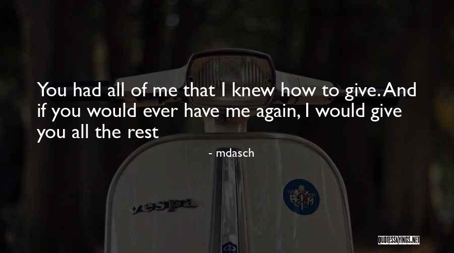Second Chances On Love Quotes By Mdasch Second Chances On Love Quotes By Mdasch