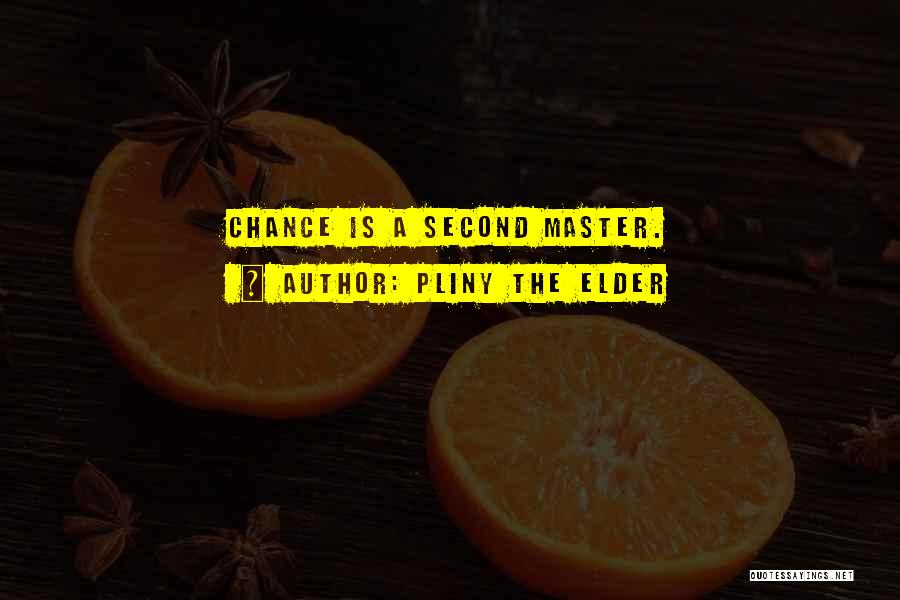 Second Chances Quotes By Pliny The Elder