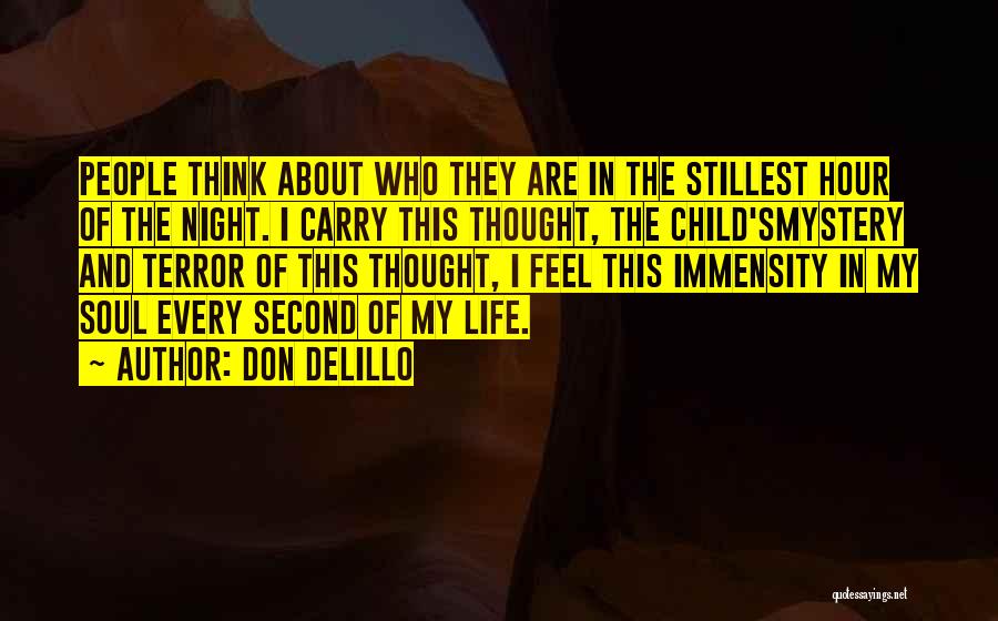 Second Child Quotes By Don DeLillo