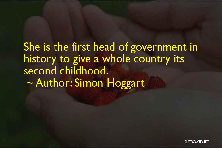 Second Childhood Quotes By Simon Hoggart