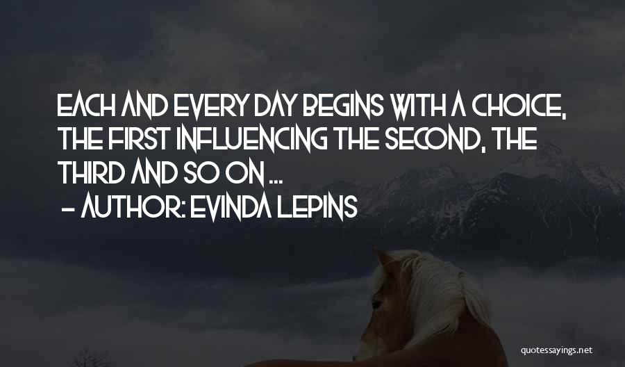 Second Choice Quotes By Evinda Lepins