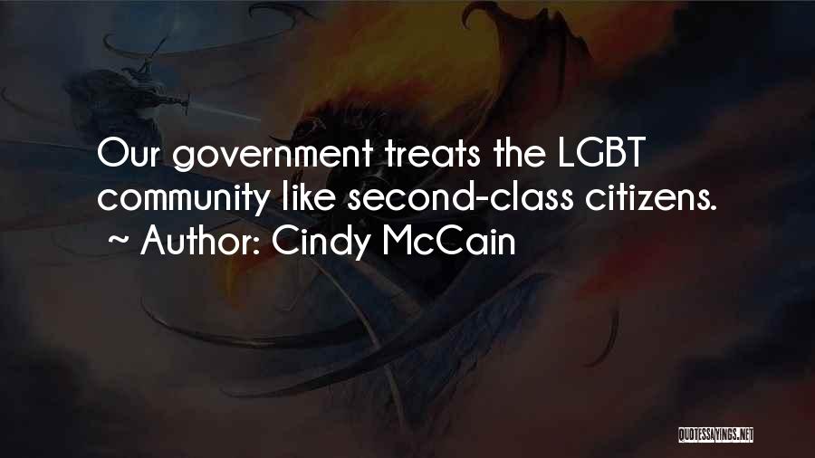 Second Class Citizens Quotes By Cindy McCain