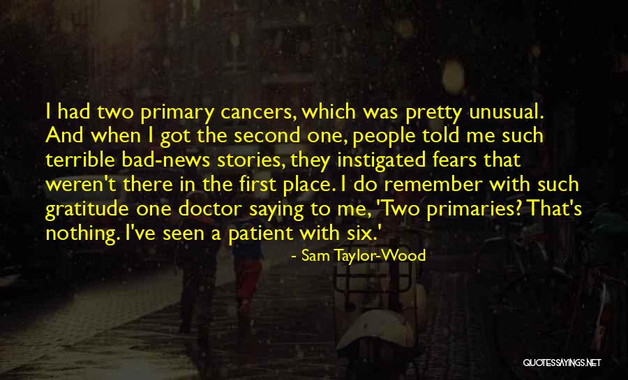 Second Doctor Best Quotes By Sam Taylor-Wood