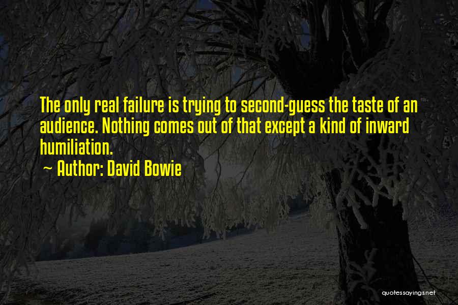 Second Guess Quotes By David Bowie