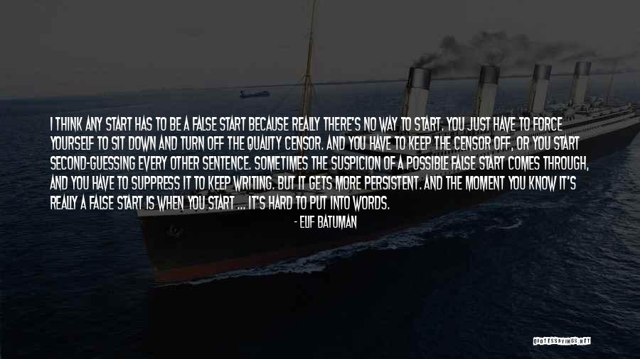 Second Guessing Quotes By Elif Batuman Second Guessing Quotes By Elif Batuman