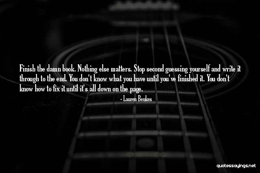Second Guessing Quotes By Lauren Beukes Second Guessing Quotes By Lauren Beukes