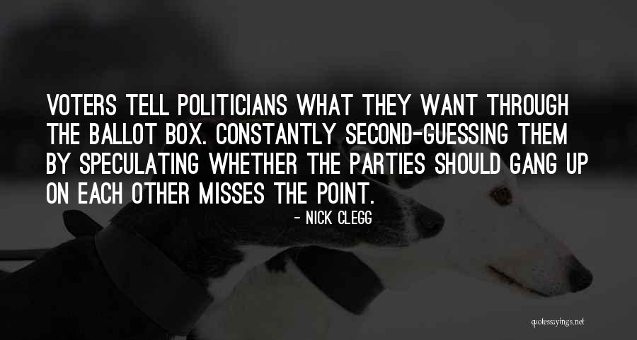Second Guessing Quotes By Nick Clegg Second Guessing Quotes By Nick Clegg