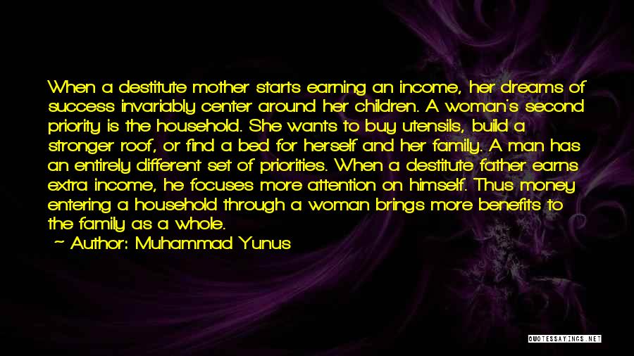 Second Income Quotes By Muhammad Yunus