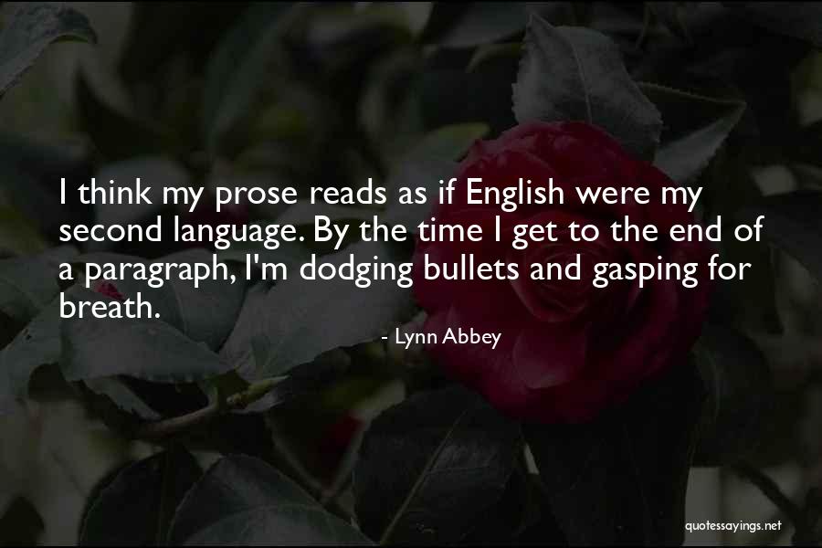 Second Language Quotes By Lynn Abbey