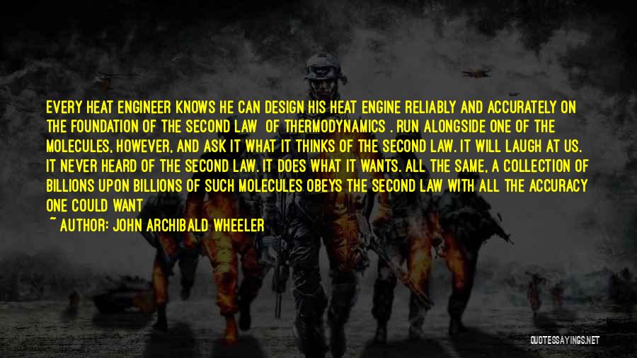 Second Law Thermodynamics Quotes By John Archibald Wheeler