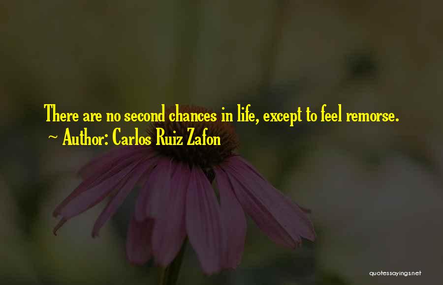 Second Life Chances Quotes By Carlos Ruiz Zafon