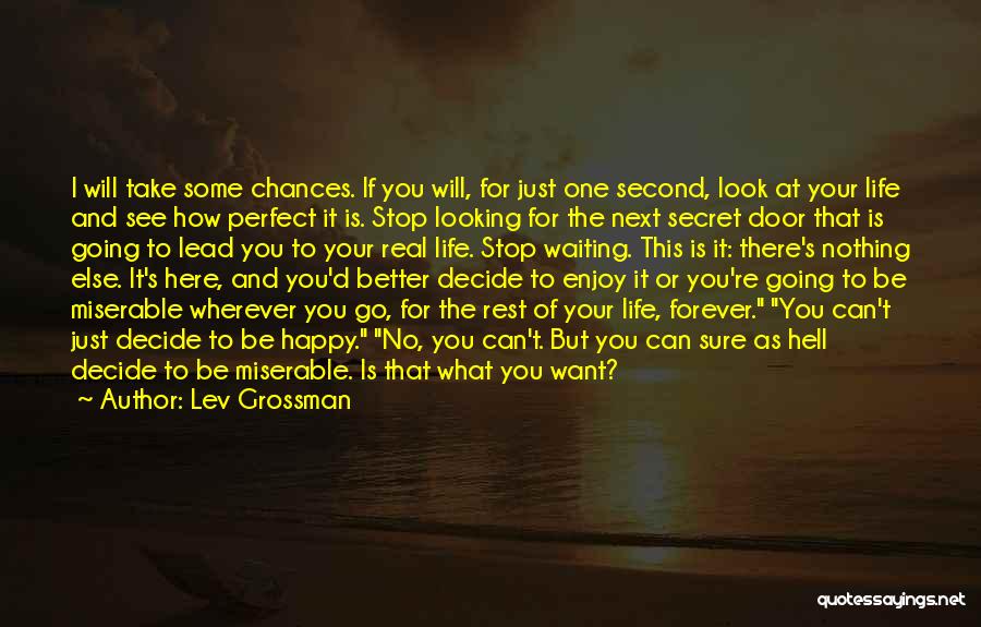 Second Life Chances Quotes By Lev Grossman