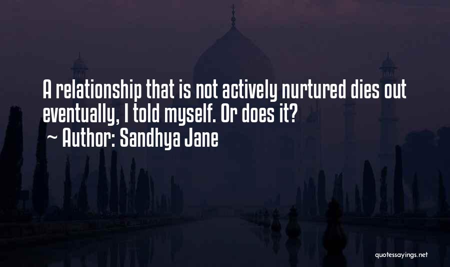 Second Love Relationships Quotes By Sandhya Jane