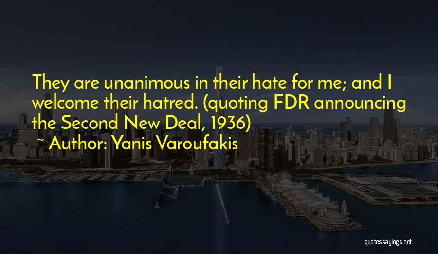 Second New Deal Quotes By Yanis Varoufakis